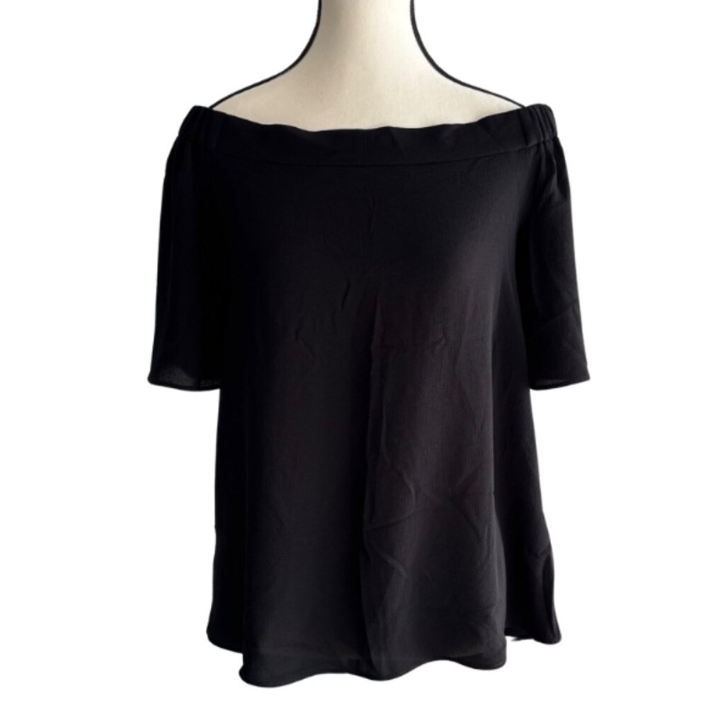 DEX BEAUTIFUL OFF THE SHOULDER BLACK TOP, SZ. M
